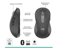LOGITECH Signature M650 L Wireless Mouse Leworeczna Grafitowa - 713366 - zdjęcie 11